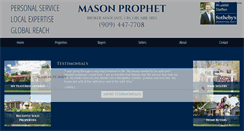 Desktop Screenshot of masonprophet.com